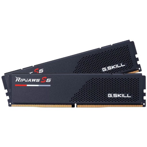 Изображение Память G.Skill Ripjaws S5 DDR5 32GB (2x16GB) 6000 CL30 черного цвета.