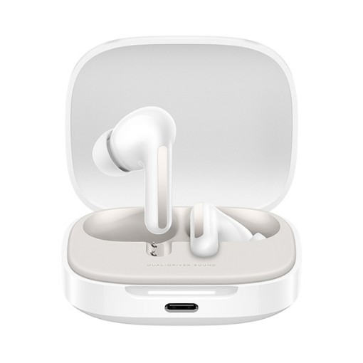 Изображение XIAOMI наушники TWS Шаоми модель Redmi Buds 6 белого цвета.