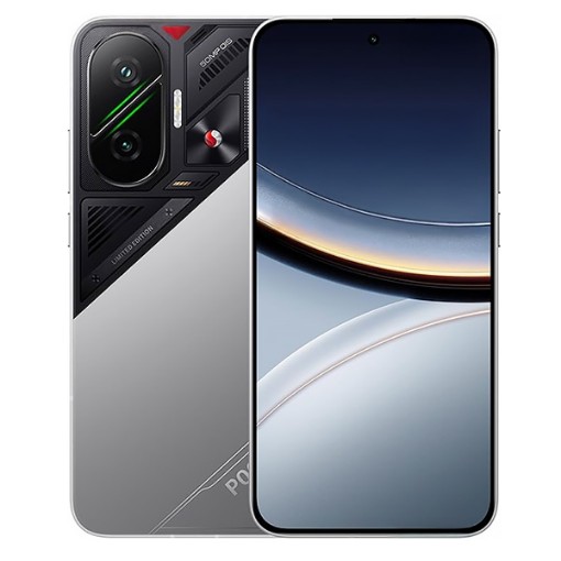 Изображение Смартфон XIAOMI POCO F7 5G 12GB/256GB серебристого цвета.