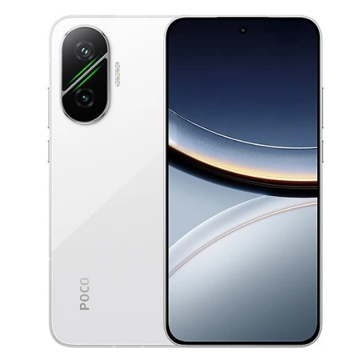 Изображение Смартфон XIAOMI POCO F7 5G 12GB/512GB белого цвета.