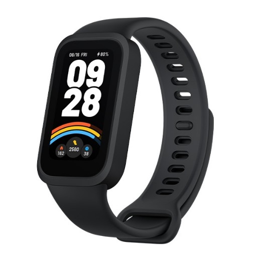Picture of Xiaomi Smart Band 9 Active Generation 9 Fitness Bracelet in black.