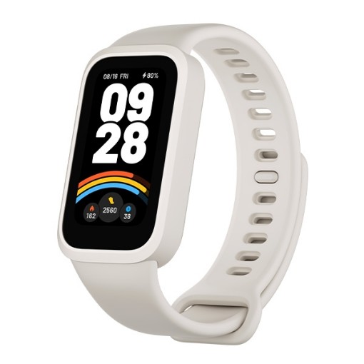 Picture of Smart Fitness Bracelet Generation 9 Model Xiaomi Smart Band 9 Active in white color.