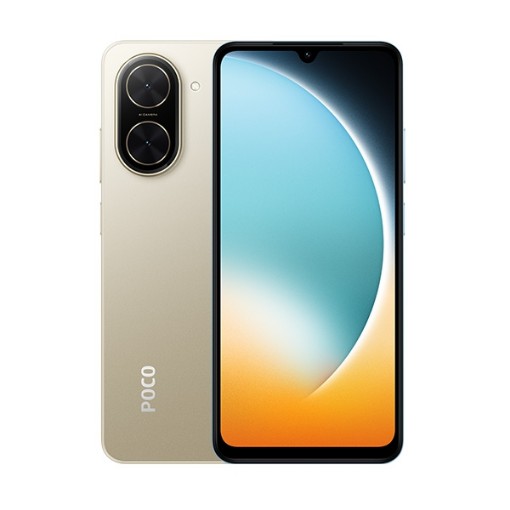 Изображение Смартфон XIAOMI POCO C71 4GB/128GB золотого цвета.