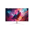 Изображение Изогнутый компьютерный монитор MAG 27" LED C27F300YW белого цвета.
