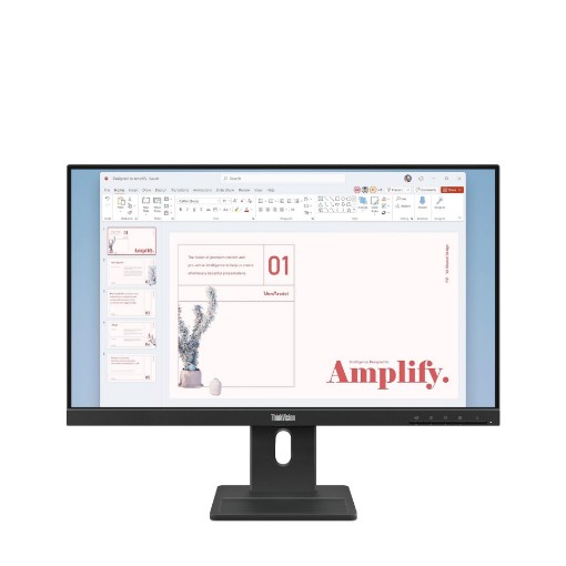 Изображение Монитор Lenovo ThinkVision E24-40 черного цвета.