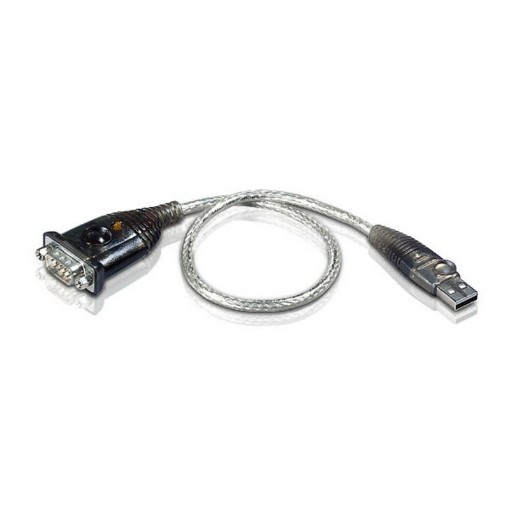 Изображение Адаптер USB на Serial ATEN модель UC232A черного цвета.