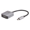 Изображение Адаптер ATEN USB-C на VGA модель UC3002A черного и серебристого цвета.