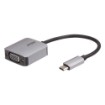 Изображение Адаптер ATEN USB-C на VGA модель UC3002A черного и серебристого цвета.