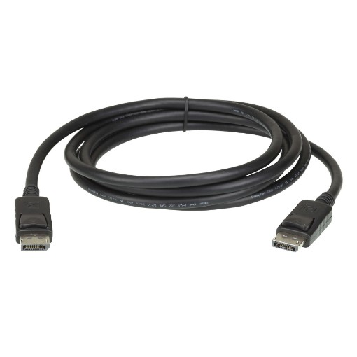 Изображение Кабель DisplayPort ATEN 2L-7D02DP длиной 2 метра черного цвета.