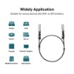 Изображение Кабель TP-Link SFP+ 10G длиной 1 метр черного цвета.
