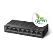 תמונה של מתג רשת שולחני TP-Link LiteWave 8 פורטים 10/100/1000Mbps בצבע שחור