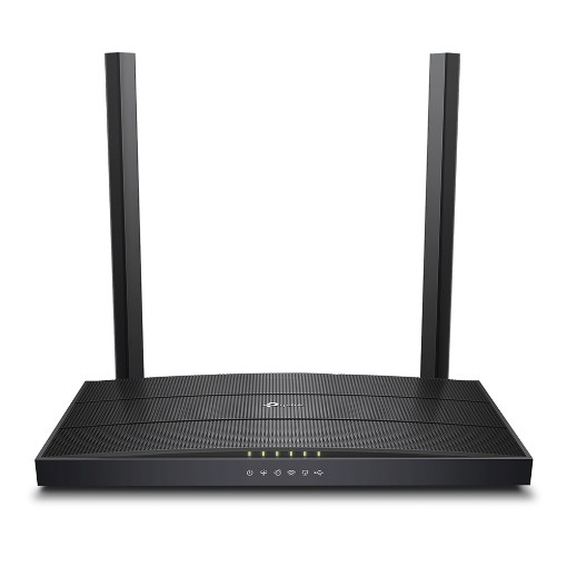 Изображение Маршрутизатор TP-Link Archer AC1200 MU-MIMO VDSL/ADSL черного цвета.
