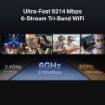 Изображение Маршрутизатор TP-Link Archer BE9300 Tri-Band Wi-Fi 7 черного цвета.
