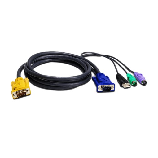 Изображение Кабель KVM ATEN PS/2-USB длиной 3 метра.