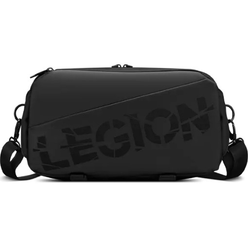Изображение Сумка для ноутбука Lenovo Legion Sling Bag – черного цвета для геймеров.