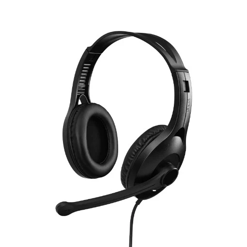 Изображение Наушники USB Edifier K800 с микрофоном черного цвета.