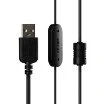 Изображение Наушники USB Edifier K800 с микрофоном черного цвета.