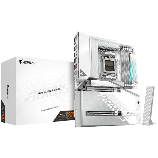 Изображение Материнская плата Gigabyte X870 AORUS STEALTH ICE.