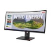 Изображение Изогнутый монитор 34” Lenovo ThinkVision T34w-30 WQHD VA 120Hz с подключением USB-C и разрешением 3440x1440.