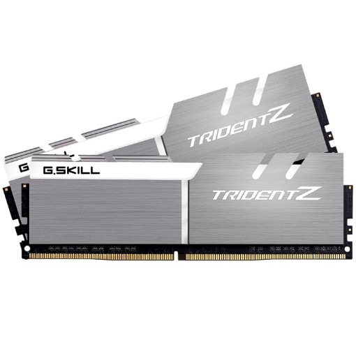 Изображение Оперативная память G.Skill Trident Z DDR4 32GB (2x16GB) 3200 CL16 серебристого цвета.