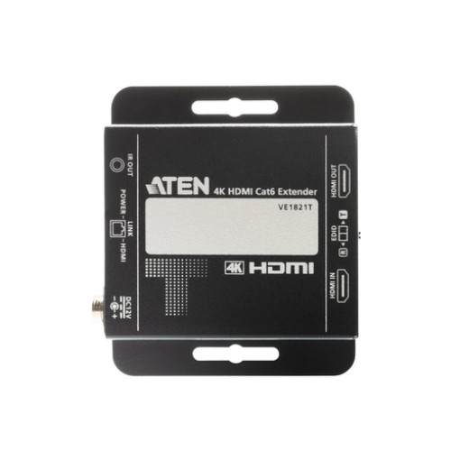 Изображение Передатчик и приемник AV ATEN VE1821-AT-G для удлинения HDMI черного цвета.