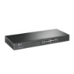 Изображение Коммутатор TP-Link TL-SG1016 на 16 портов гигабит для установки в стойку черного цвета.