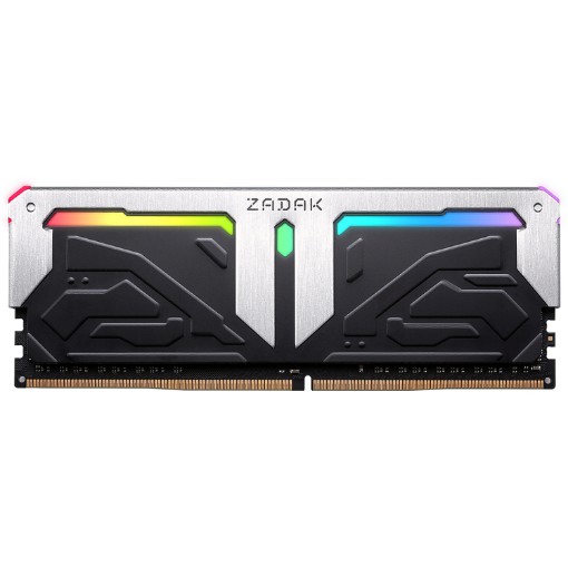 Изображение Оперативная память Apacer SPARK RGB DDR4 16GB 3200 CL16 ZD4-SPR32C28-16GYB1 черного цвета.