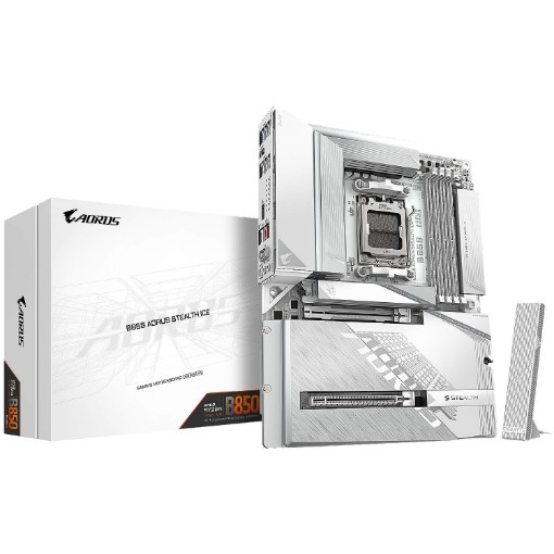 Изображение Материнская плата Gigabyte B850 AORUS STEALTH ICE.