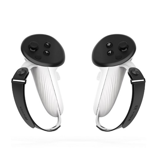Изображение Ремешки для захвата контроллеров AMVR Knuckle Strap для Quest 3 / 3S белого цвета.