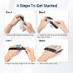 Изображение Ремешки для захвата контроллеров AMVR Knuckle Strap для Quest 3 / 3S белого цвета.