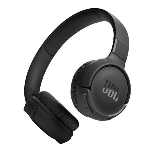 Изображение Беспроводные наушники JBL Tune 520 BT накладные для звонков и музыки USB Type-C Bluetooth черного цвета.