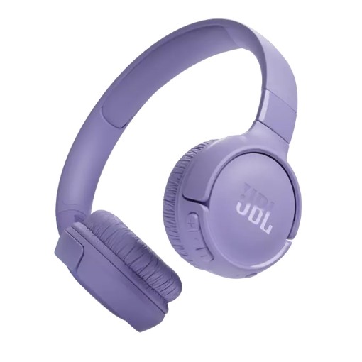 Изображение Беспроводные наушники JBL Tune 520BT накладные для звонков и музыки USB Type-C Bluetooth фиолетового цвета.