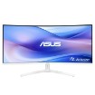 Изображение Монитор ASUS VU34WCIP-W изогнутый 34" WQHD белого цвета.