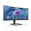 Изображение Монитор Philips E Line 346E2CUAE/00 размером 34 дюйма черного цвета.