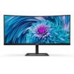 Изображение Монитор Philips E Line 346E2CUAE/00 размером 34 дюйма черного цвета.