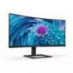 Изображение Монитор Philips E Line 346E2CUAE/00 размером 34 дюйма черного цвета.