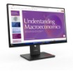 Изображение Монитор Lenovo ThinkVision T24D-40 64B9GAT1IS черного цвета.