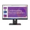 Изображение Монитор Lenovo ThinkVision T24D-40 64B9GAT1IS черного цвета.