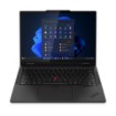 Изображение Ноутбук Lenovo ThinkPad T14s 2 в 1 21R3003DIV черного цвета.