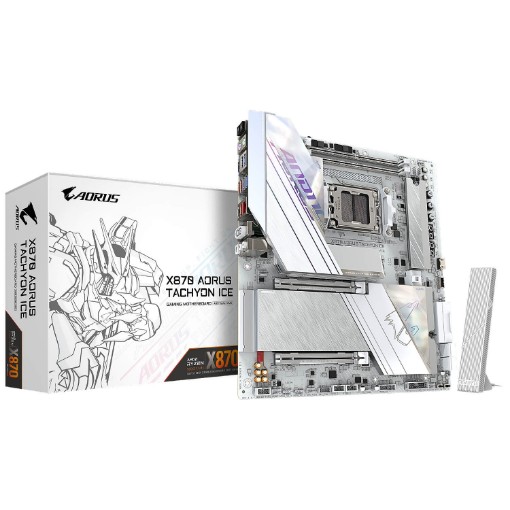 Изображение Материнская плата Gigabyte X870 AORUS TACHYON ICE.