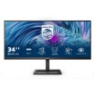 Изображение Монитор Philips E Line 346E2LAE/00 размером 34 дюйма черного цвета.