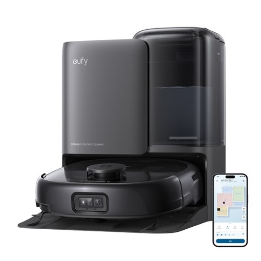 תמונה של שואב אבק רובוטי eufy Robot Vacuum Omni E25 בצבע שחור