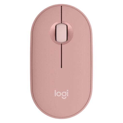 Изображение Беспроводная мышь Logitech M350s Pebble 2 розового цвета.