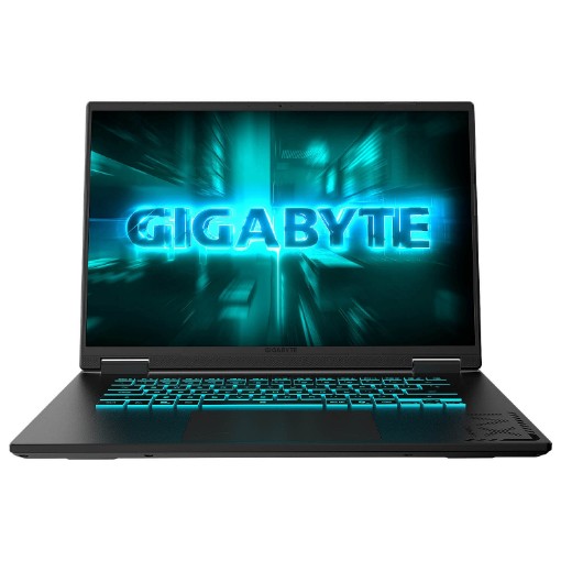 Изображение Игровой ноутбук Gigabyte GAMING A16 GA6H (CVH) 16" i7-13620H черного цвета.