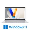 Изображение Ноутбук ASUS Vivobook 15 A1504VA-E8216W серебристого цвета.