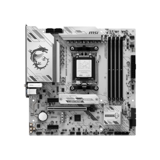 Изображение Материнская плата MSI B850M GAMING PLUS WIFI6E черного цвета.