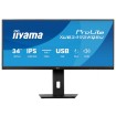 Изображение Монитор IIYAMA ProLite XUB3493WQSU-B6 размером 34 дюйма черного цвета.