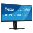 Изображение Монитор IIYAMA ProLite XUB3493WQSU-B6 размером 34 дюйма черного цвета.