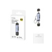 תמונה של מתאם CUDY UH200 2-IN-1 USB 3.0 בצבע אפור כסוף