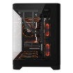 Picture of 1StPlayer UV6 Computer Case UV6-BK-2FC7R-1FC7 in black color.
